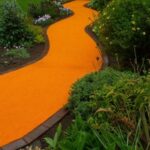 Césped de colores para jardines y áreas de recreo